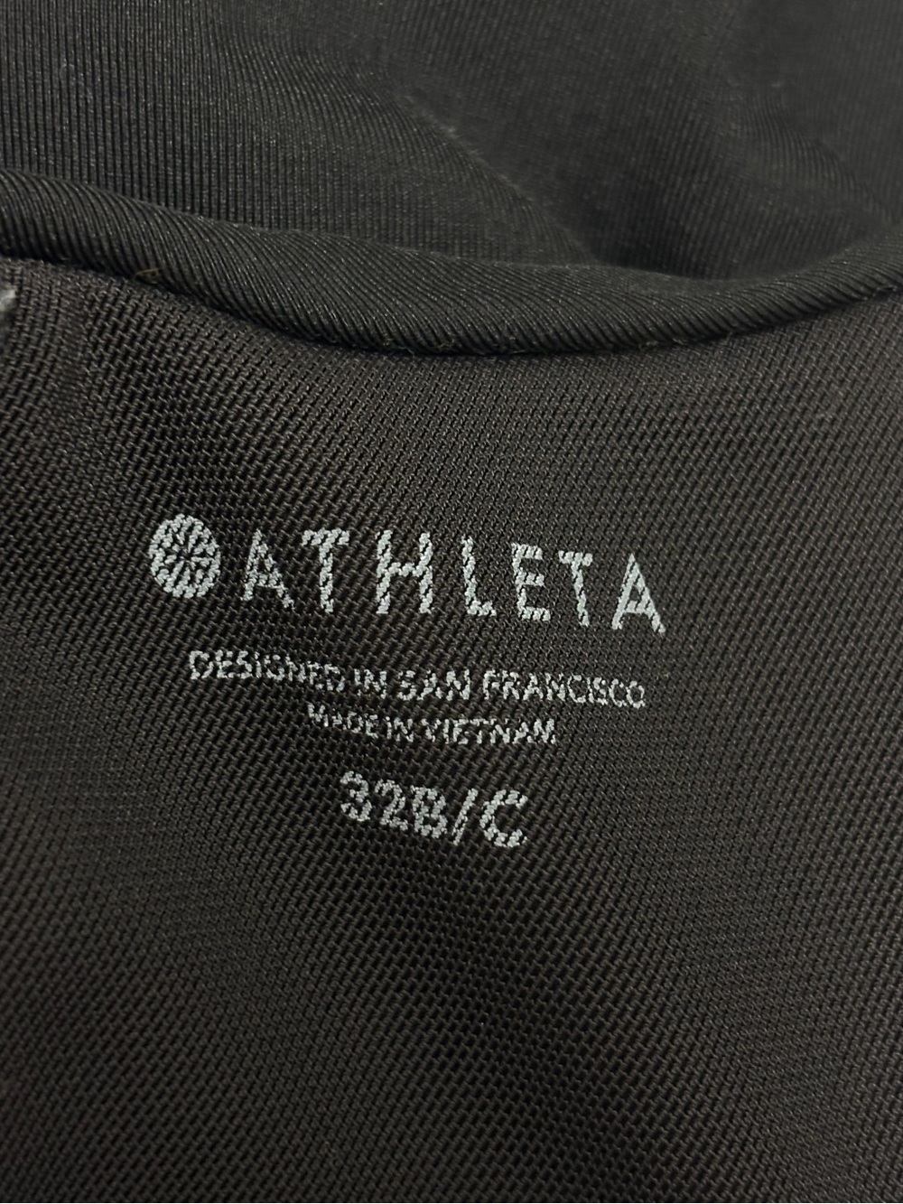 Athleta | Maldives High Neck Underwire Tankini Top Black | 32B/C | Swimwear - Picture 4 of 7